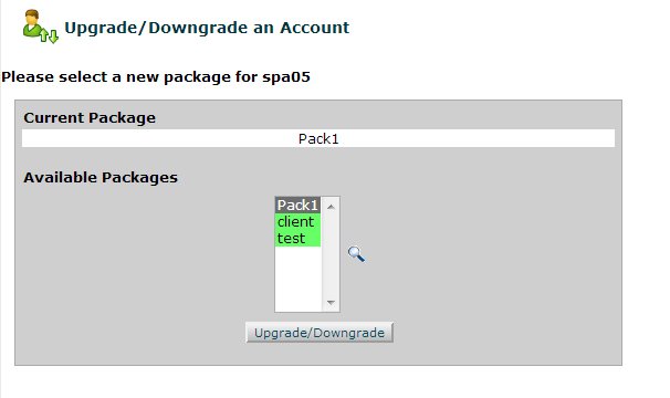 Upgrade Downgrade an Account Upgrade Downgrade an Account