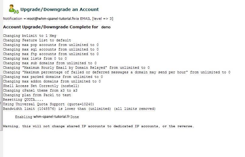 Upgrade Downgrade an Account Upgrade Downgrade an Account