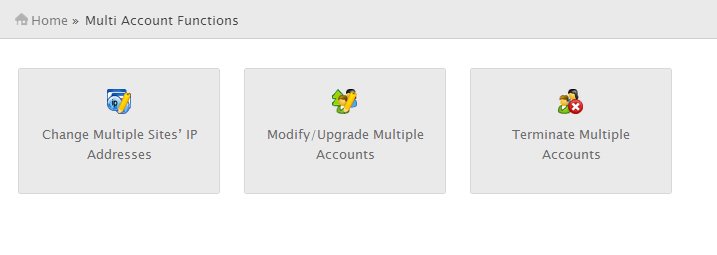 Multi Account Functions