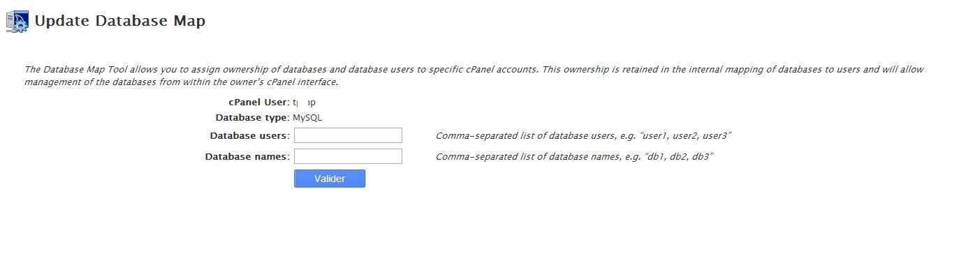 Database Map Tool Database Map Tool